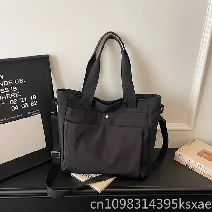 Sac fourre-tout pour femme avec grande capacité, léger, convertible en sac bandoulière, idéal pour l'école, les voyages et les trajets quotidiens