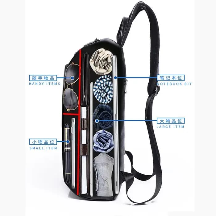 Sac à dos coréen fait à la main pour homme