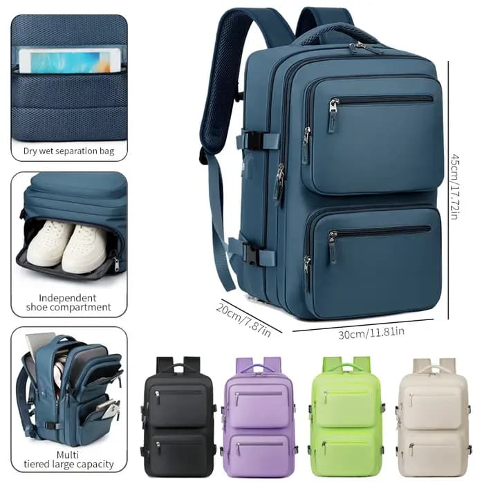 Grand sac à dos de voyage pour femmes et hommes