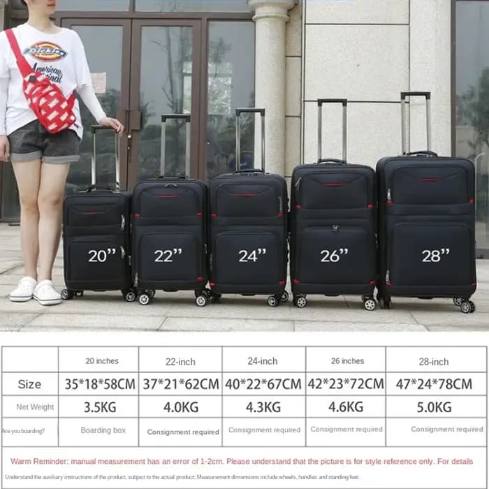 Valise de voyage grande capacité