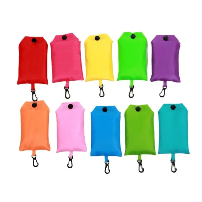 Sac de courses pliable écologique – Fourre-tout réutilisable de couleur unie pour femmes