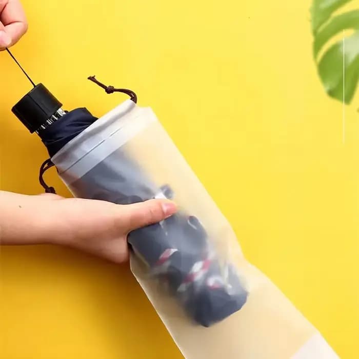 Sac de rangement de parapluie en plastique translucide