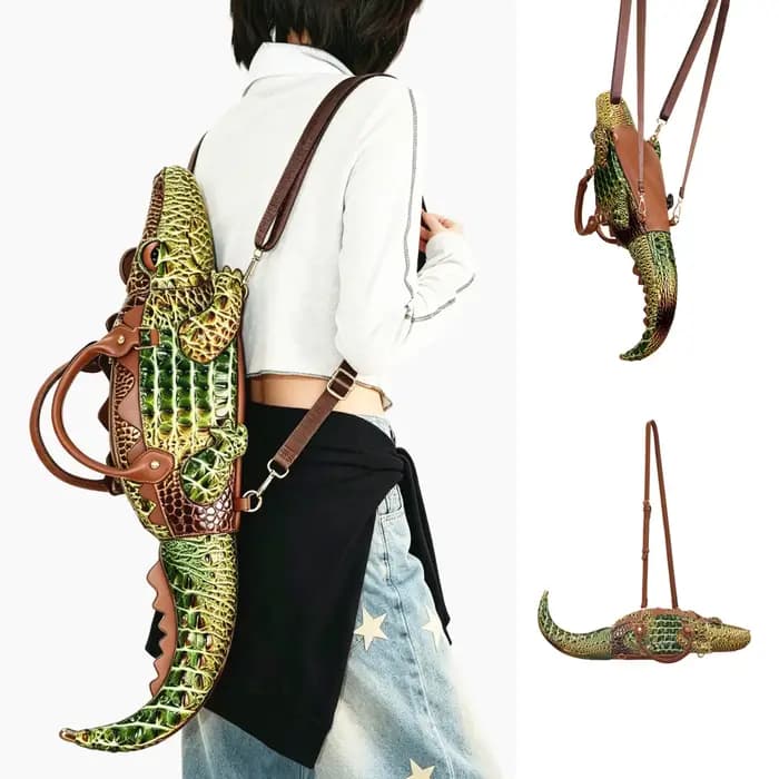 Nouveau sac à main tendance en forme de crocodile pour femmes