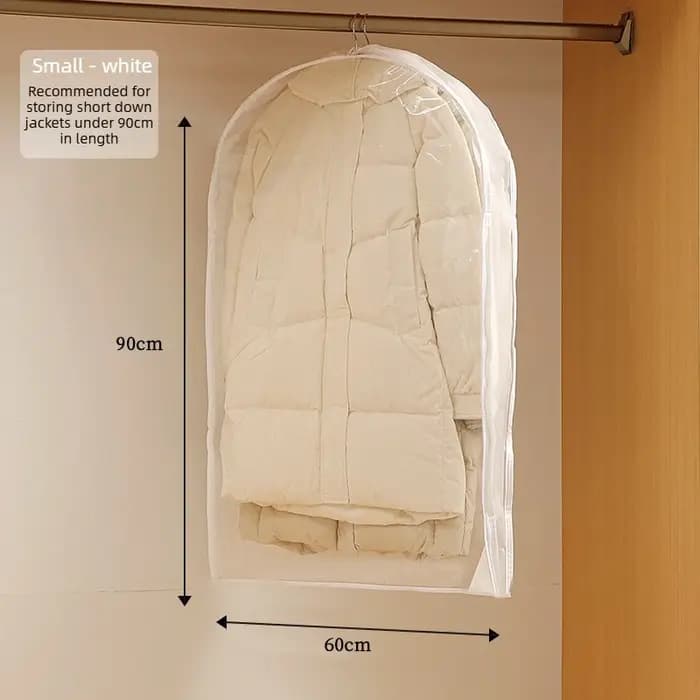 Sac de compression sous vide suspendu pour doudounes – Organisateur de garde-robe imperméable, anti-