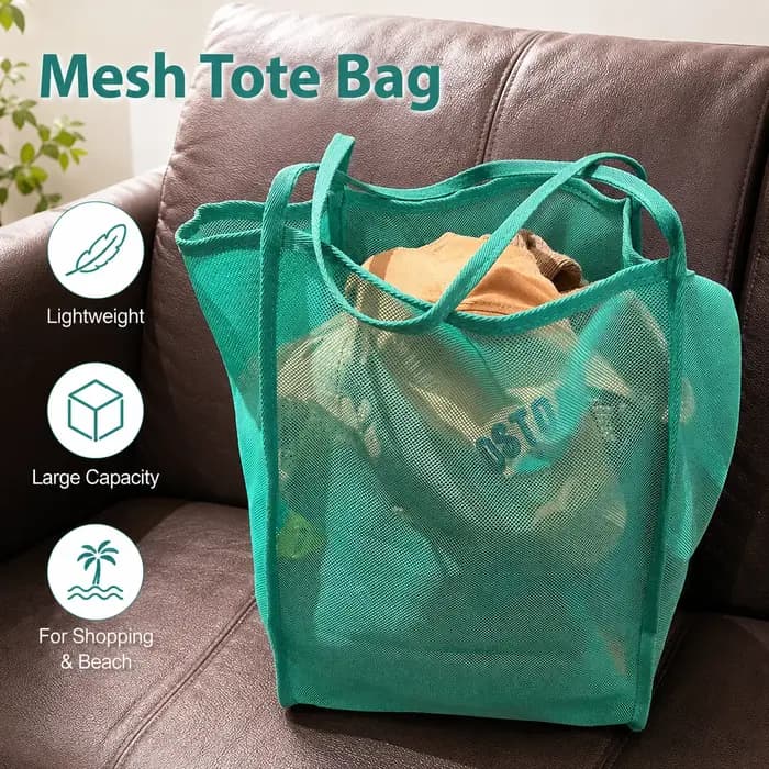 Sac de plage en maille de polyester