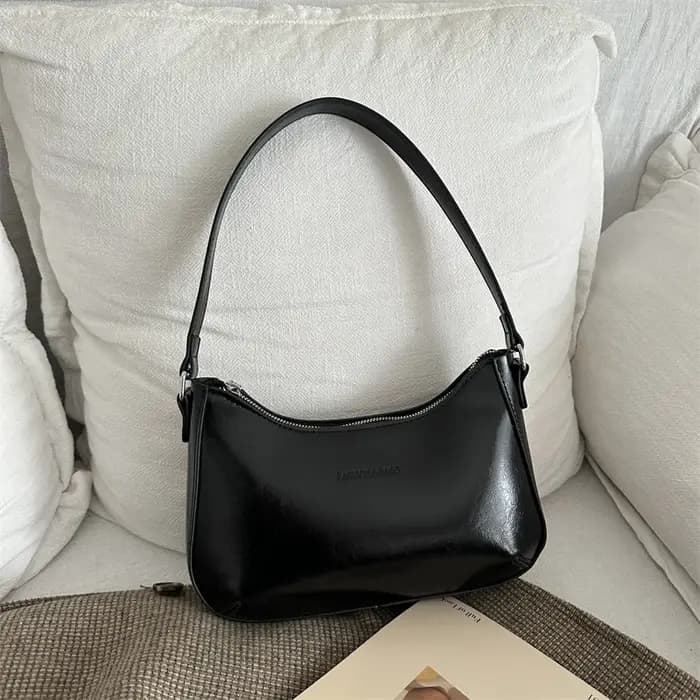 Sac Hobo minimaliste de couleur unie