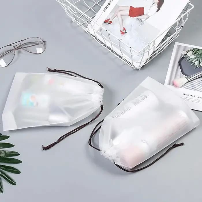 Sac de rangement écologique portable avec cordon de serrage pour chaussures