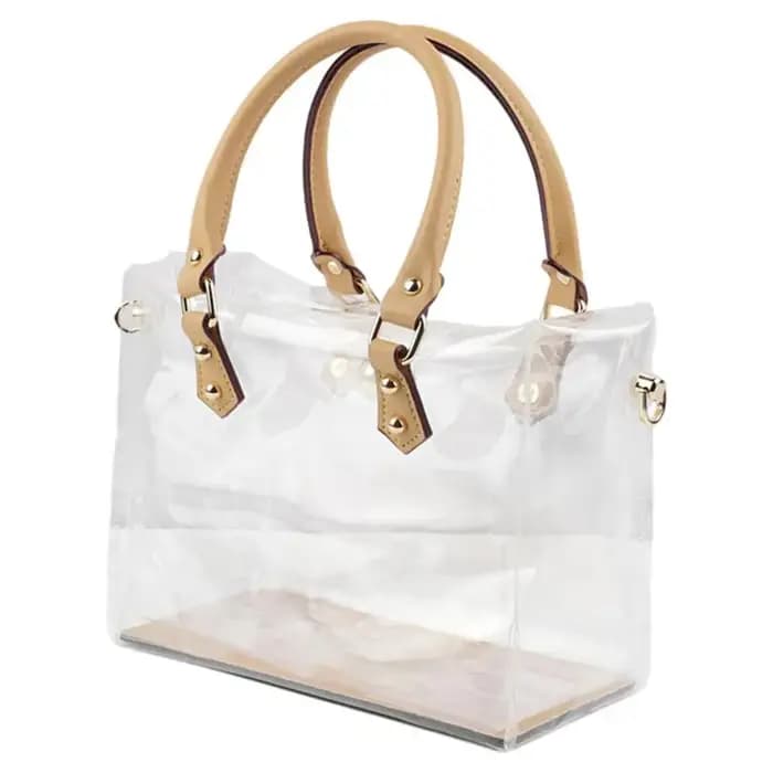 Sac de Rangement Transparent Fait à la Main, Fourre-Tout Étanche en PVC, Kit Exécutif avec Accessoir
