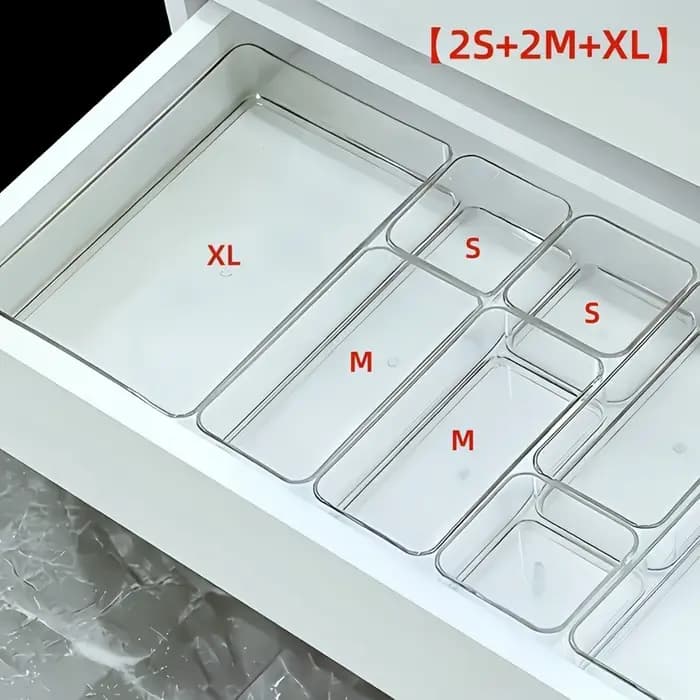 Boîte de rangement pour cosmétiques et papiers
