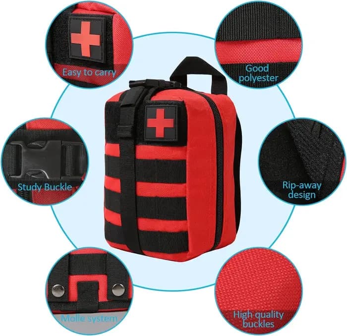Pochette EMT 1 pièce, pochettes médicales Molle à déchirer