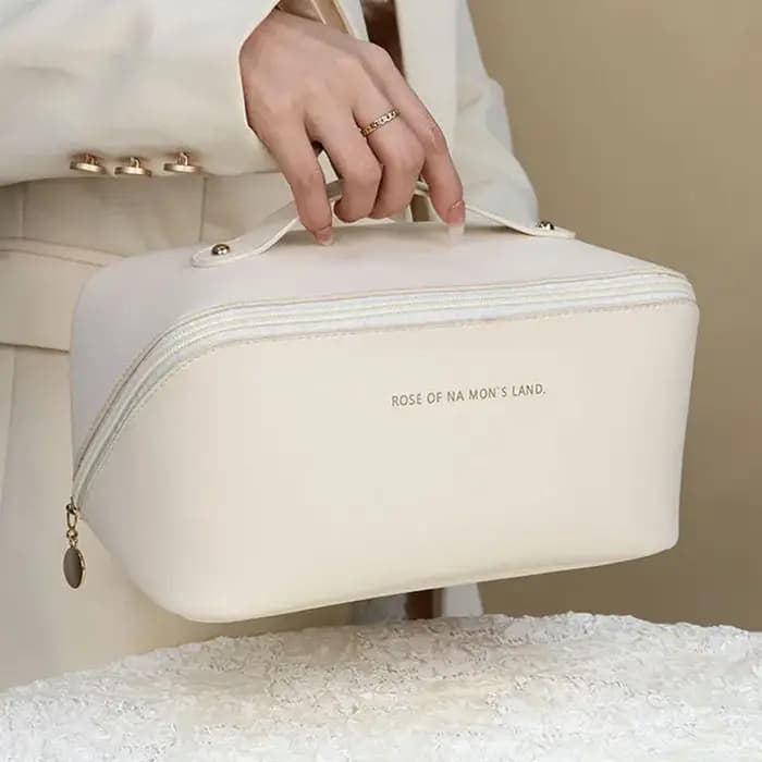 【Ventes chaudes】 sac de maquillage Portable grande capacité sac de rangement de beauté et de soins de la peau sac d'embrayage étanche de haut niveau d'apparence