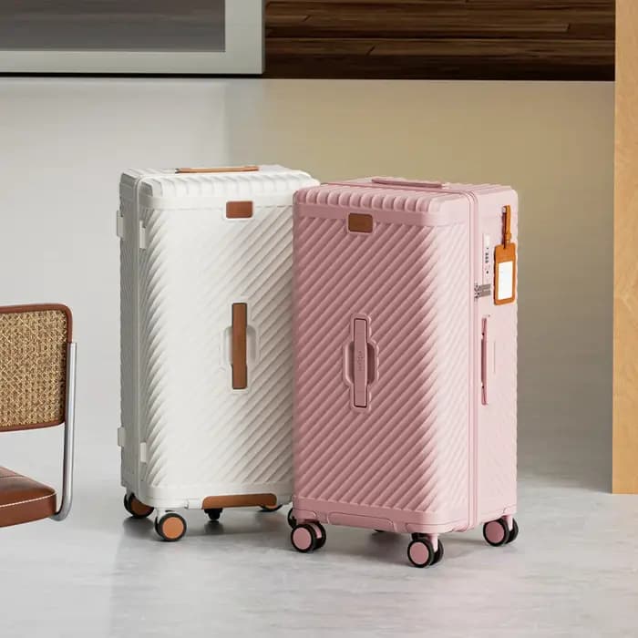 Ofgo valise grande capacité 20-30 pouces avec porte-gobelet