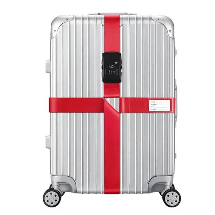 TSA mot de passe douane serrure bagages ceinture croisée réglable valise de voyage bande