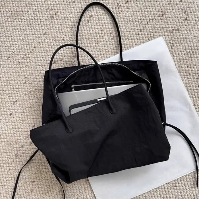 Sac à bandoulière en nylon, grand sac fourre-tout pour femme, sac à main tendance, sac messager à po