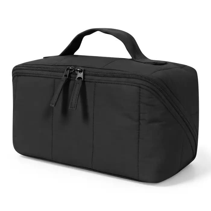 Trousse de Maquillage Portable Matelassée