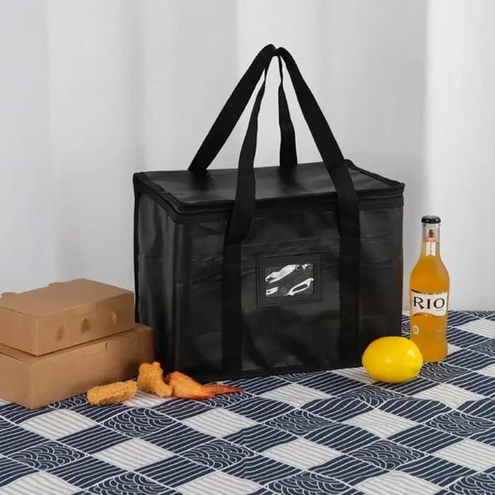 16L-70L sac fourre-tout thermique isolé grand refroidisseur de stockage livraison fermeture éclair étui