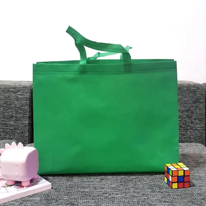 1 pièces non tissé Extra Large couleur unie sac fourre-tout de courses réutilisable épicerie Durable Protection de
