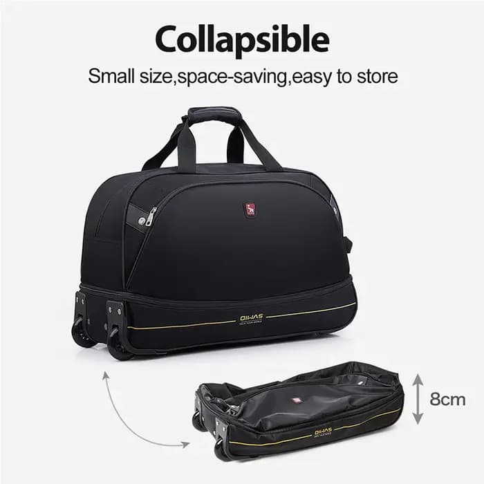 OIWAS Sac de voyage à roulettes pour homme 56L
