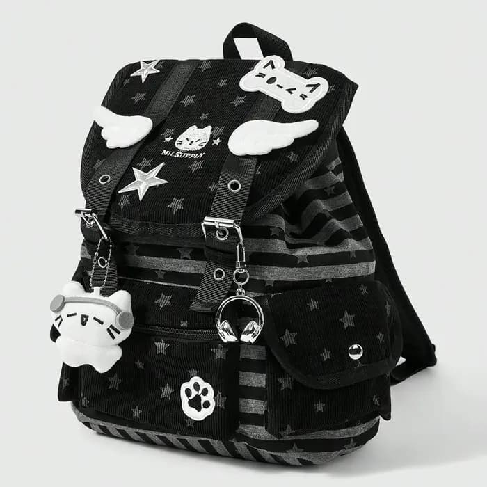 Sac à dos noir Punk Academy