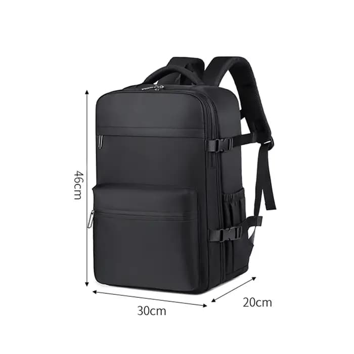Sac à dos de voyage extensible sous vide grande capacité pour ordinateur portable
