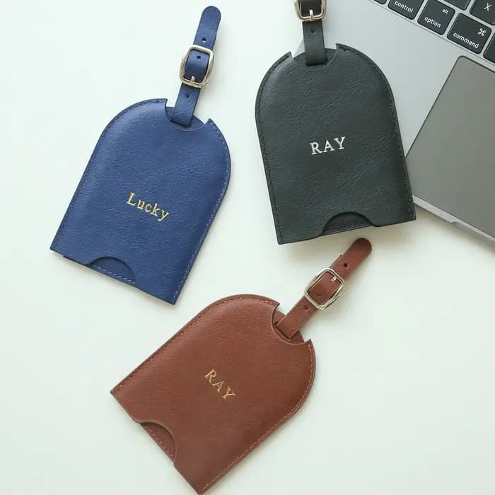 Étiquette de bagage personnalisée avec nom