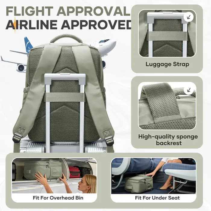 Sac de cabine Ryanair 40x30x20 Sac à dos de voyage pour easyJet Wizzair