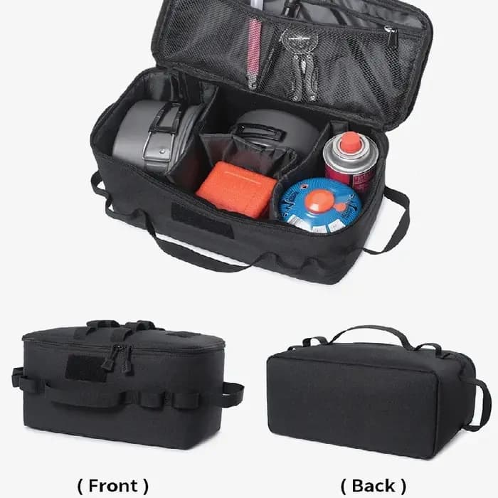 Sac de rangement de camping extérieur grande capacité - Sac de transport pour réchaud à gaz