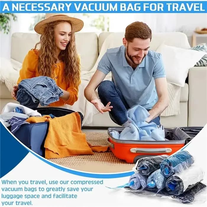 Sacs de rangement enroulables pour voyage