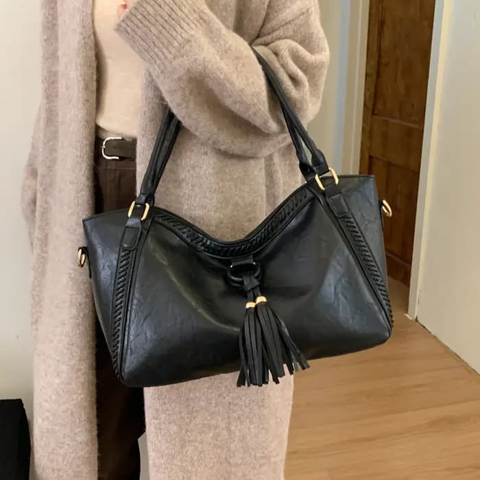 Sac de trajet Vintage en cuir Pu pour femmes