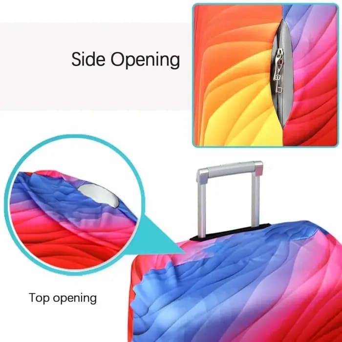 Housse de protection pour bagages en tissu extensible