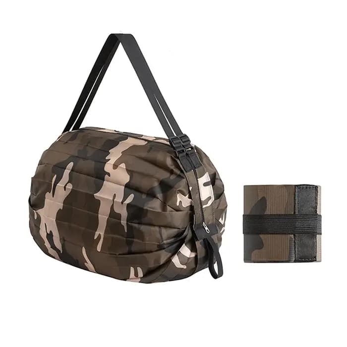 Sac de rangement pliable avec poignée, sacs à main de Camouflage de voyage portables, sac de Shoppin