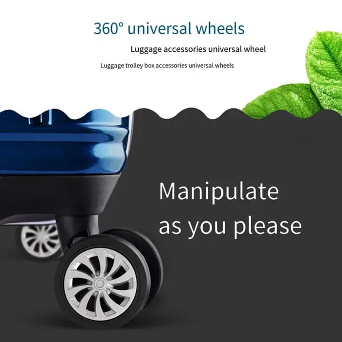 4 Pack valise à bagages de remplacement roues Spinner roue pivotante universelle