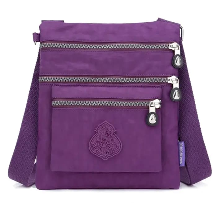 Sac à bandoulière en nylon ultra léger multicouche pour femme