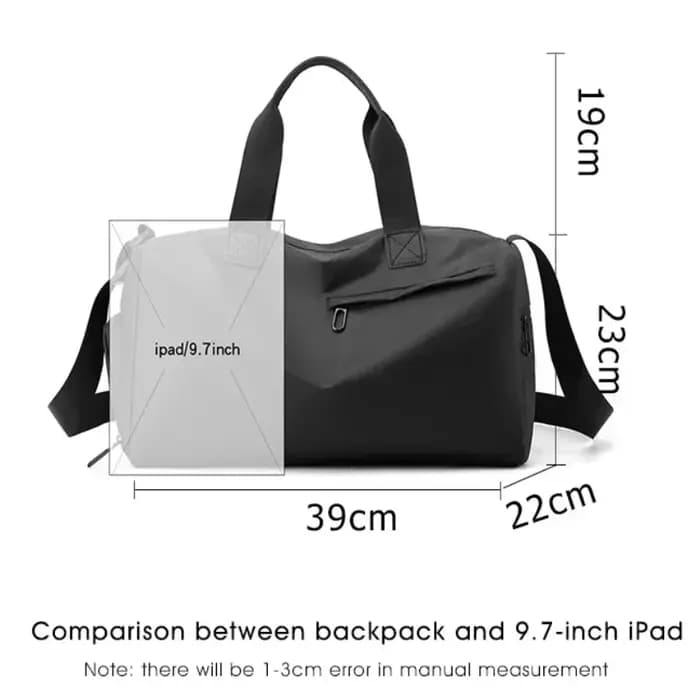 Sacs de sport de voyage avec séparation sec/humide, sac à bandoulière, sac à dos de yoga et fitness, sacs de voyage pour hommes et femmes, sac à main de sport étanche
