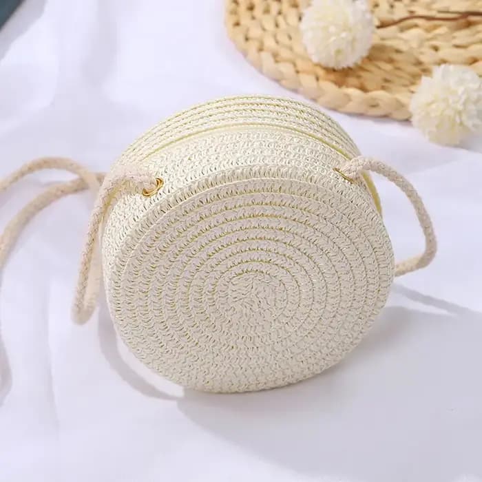 Sac de paille en paille pour femmes et filles