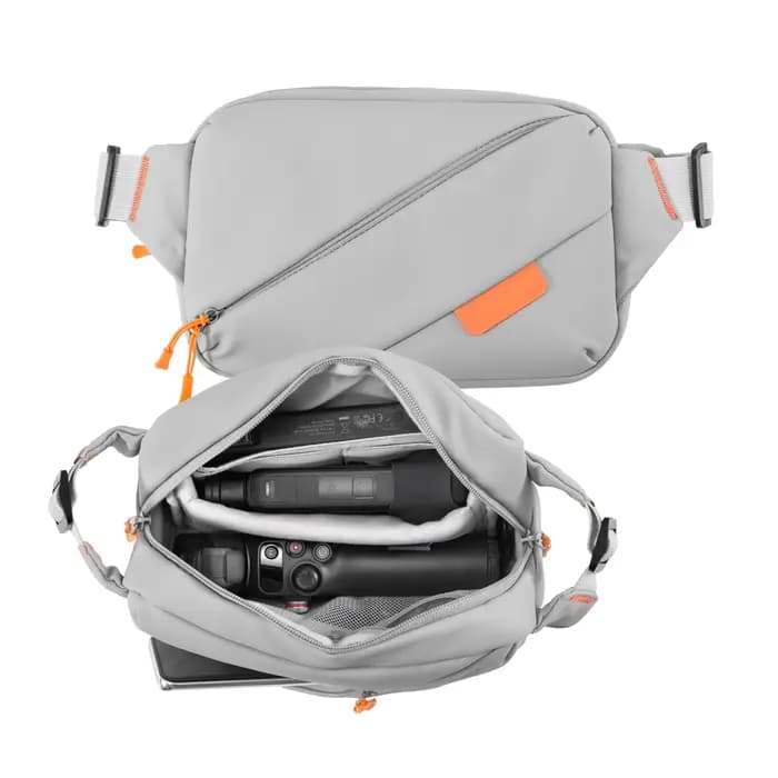 Sac bandoulière de grande capacité, sac de rangement de voyage pour accessoires de caméra DJI Action 5 Pro/Insta360 Ace Pro 2/Go3s/GoPro Pocket 3