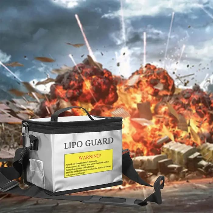 Sac antidéflagrant pour batterie au Lithium