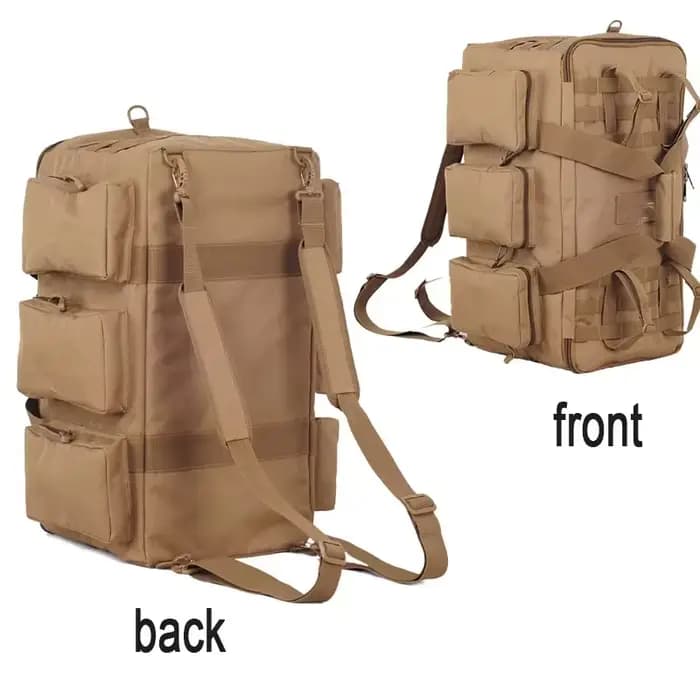 55L bagages sac polochon randonnée sacs de voyage tactique Camping sac à dos en plein air épaule sac