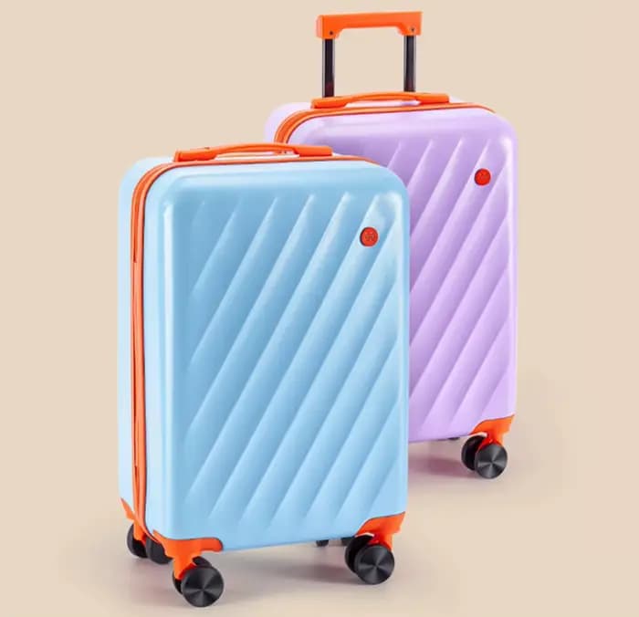 Valise à roulettes grande capacité 24 pouces avec roues multidirectionnelles silencieuses et serrure à combinaison, valise cabine