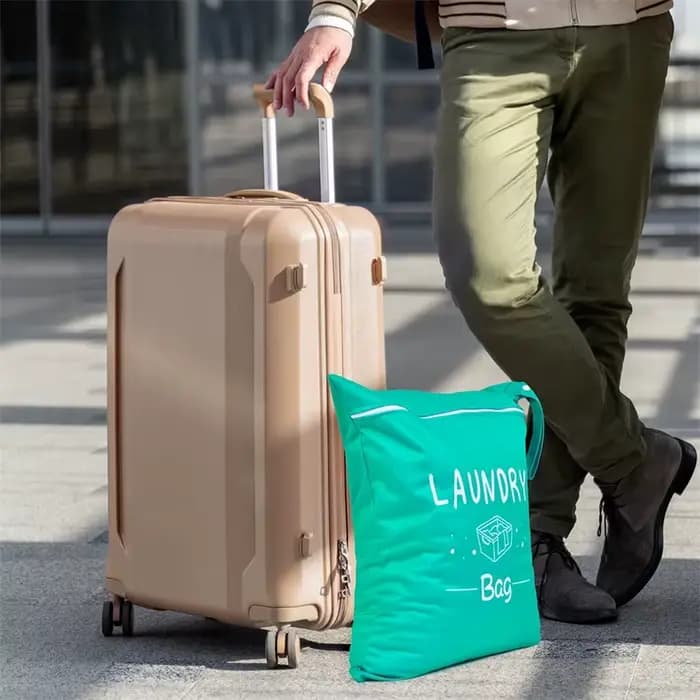 Grand sac à linge de voyage