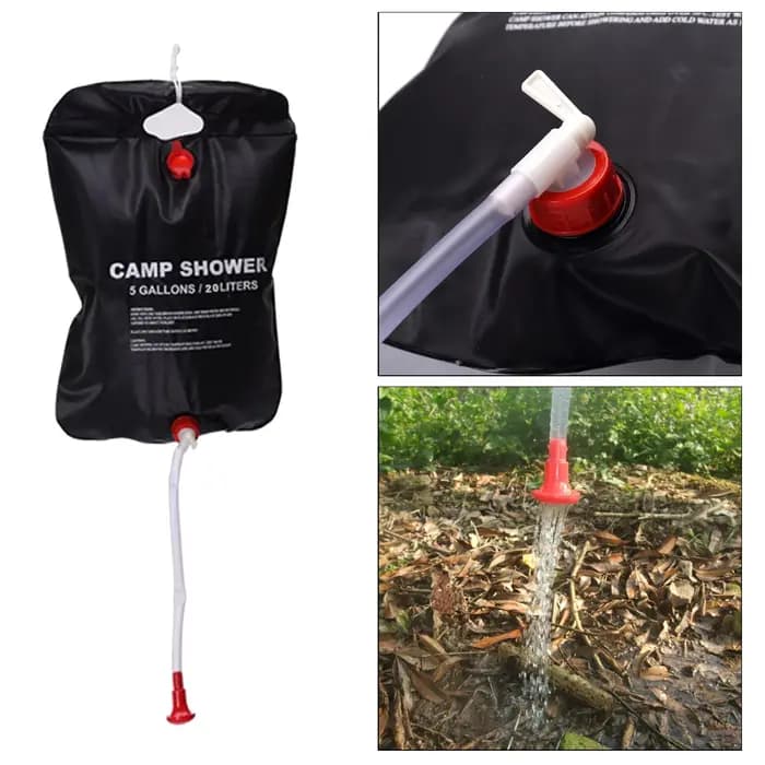 Sac à eau solaire pliable 5L/20L/40L