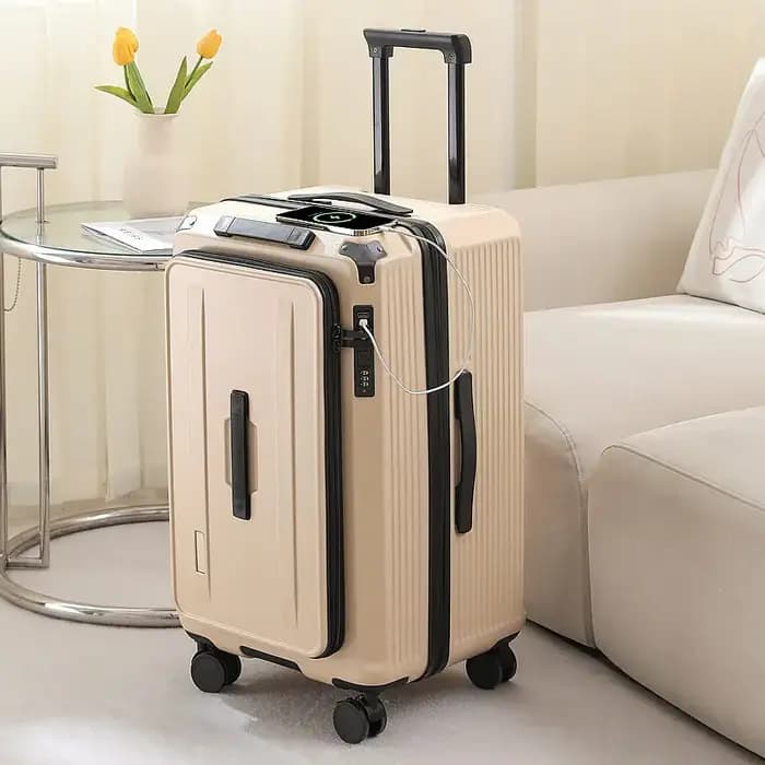 Valise en matériau PC de grande capacité