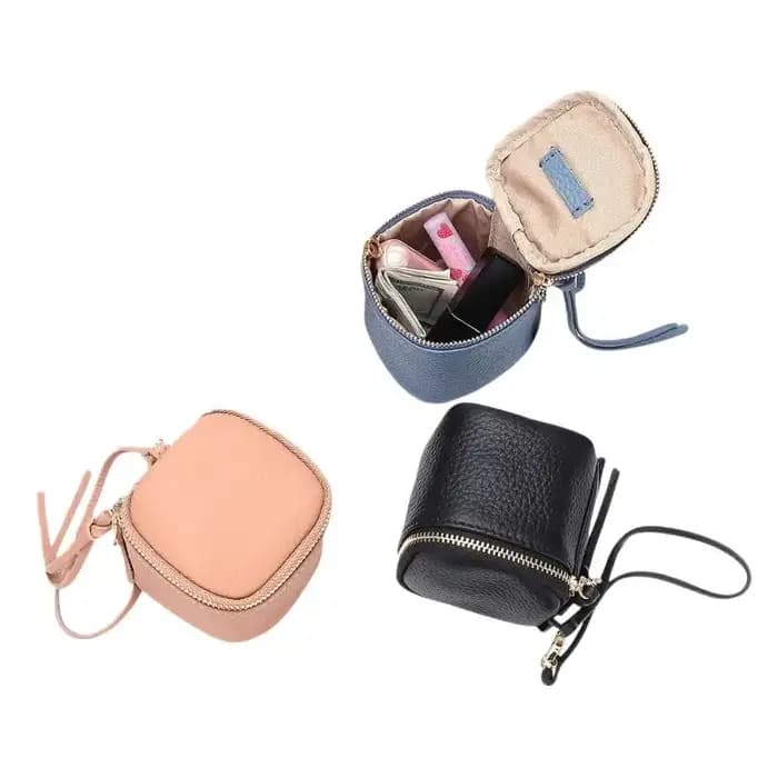Trousse de toilette vintage en cuir imperméable pour femmes, organiseur élégant pour articles de toilette et essentiels