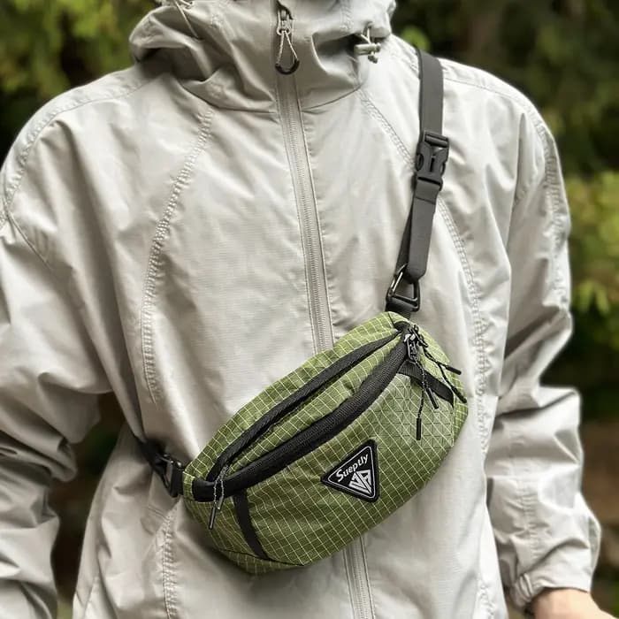 Sac à bandoulière en nylon léger d'extérieur pour hommes et femmes