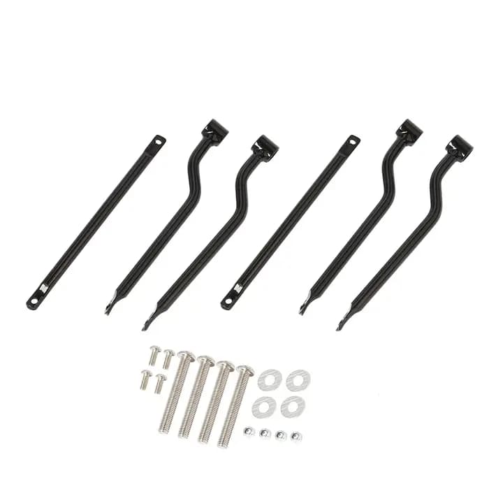 Sac de selle universel noir pour moto Kawasaki