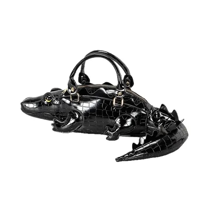 Nouveau sac à main tendance en forme de crocodile pour femmes, sac fourre-tout de créateur à la mode
