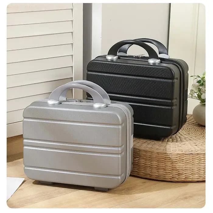 Nouveau style valise bagages chauds étui à cosmétiques 14 "vintage petite boîte de rangement sac de maquillage Mini cérémonie à main boîte-cadeau en gros