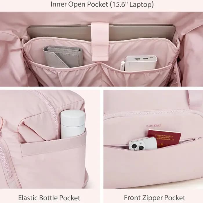 BAGSMART Sac de voyage 42L Grand sac de nuit pour week-end Sac