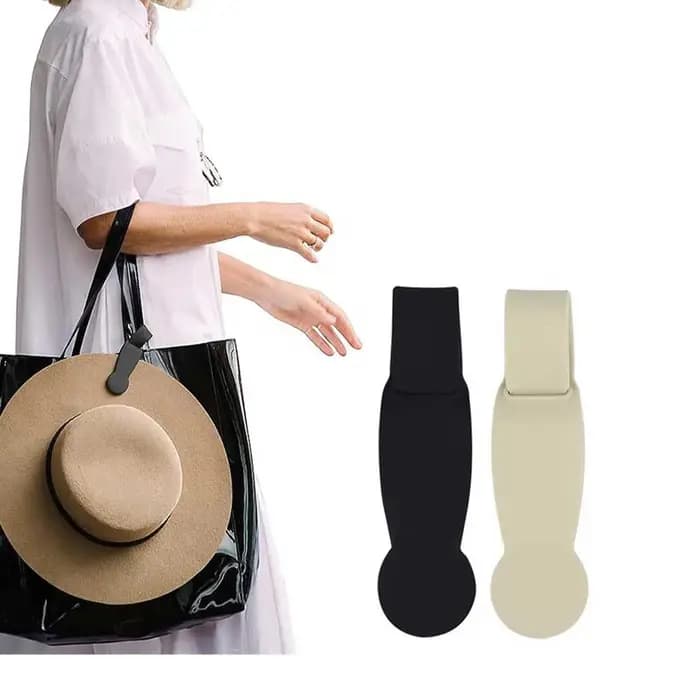 1 pièces sac à main sac à dos pince accessoires de voyage chapeau sac Clips porte-chapeau pour bagages magnétique