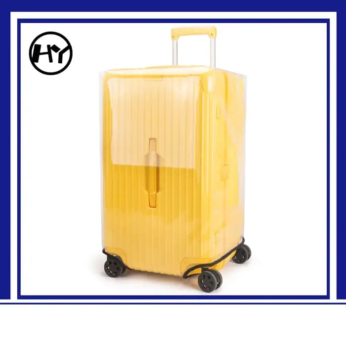 Protecteurs de couverture de valise en PVC Transparent